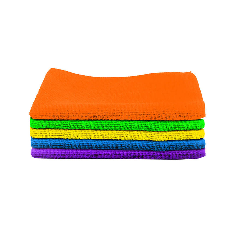 Microfiber Multipurpose Cloth Kit, 5 Units – Safe Cleaning for Pets | ForPatas 