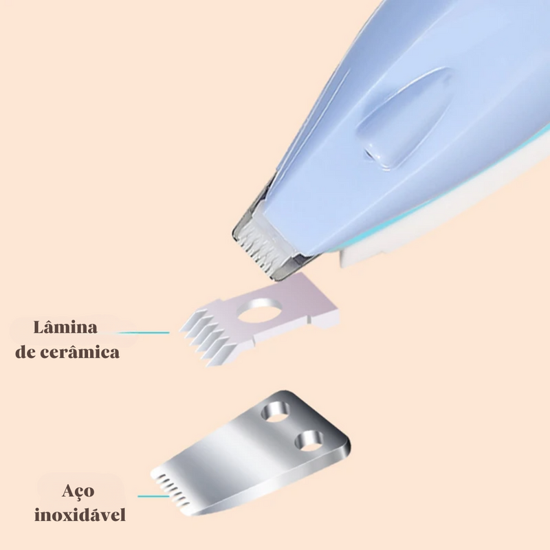 GlowTrim™ Electric Hair Trimmer – Silent Precision with LED 