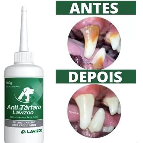 Lavizoo Anti-Tartar Gel + Finger Brush – Oral Hygiene and Fresh Breath for Pets | ForPatas 