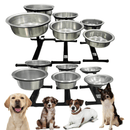 Adjustable Double Aluminum Feeder and Waterer – Health and Comfort | ForPatas 