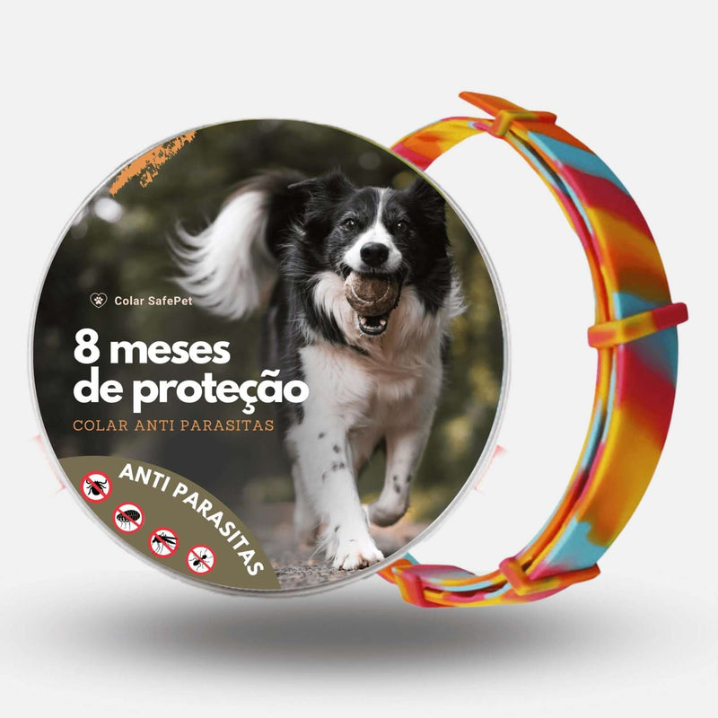 Coleira Anti Pulgas, Carrapatos e Mosquitos 100% Natural – Proteção até 8 Meses | ForPatas