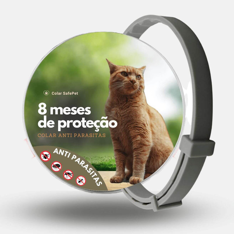 Coleira Anti Pulgas, Carrapatos e Mosquitos 100% Natural – Proteção até 8 Meses | ForPatas