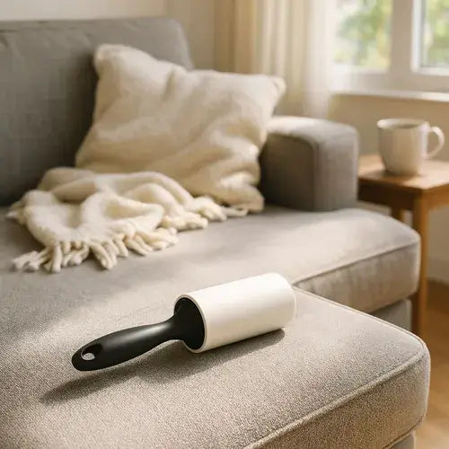 Adhesive Lint Roller – Practical cleaning for clothes and upholstery. 