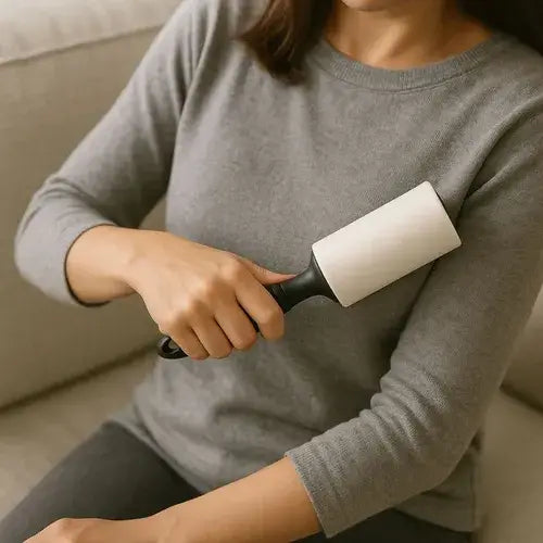 Adhesive Lint Roller – Practical cleaning for clothes and upholstery. 