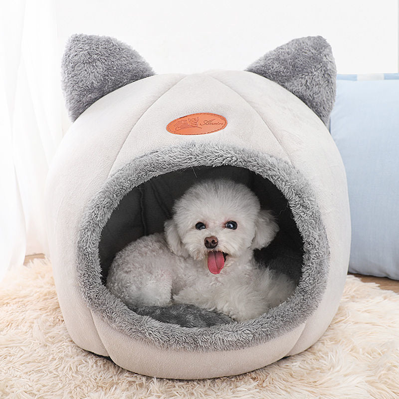CozyDen™ Pet Cave – A Cozy and Safe Shelter for Dogs and Cats 