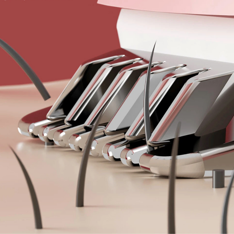 GlowTrim™ Electric Hair Trimmer – Silent Precision with LED 