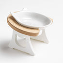 Elevated Porcelain Cat Feeder – Improves Digestion and Reduces Reflux – Lupzy™ 