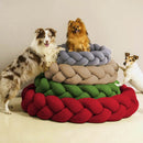 Anti-Anxiety Braided Pet Bed with Zipper and Waterproof Cover – ForPatas™ 