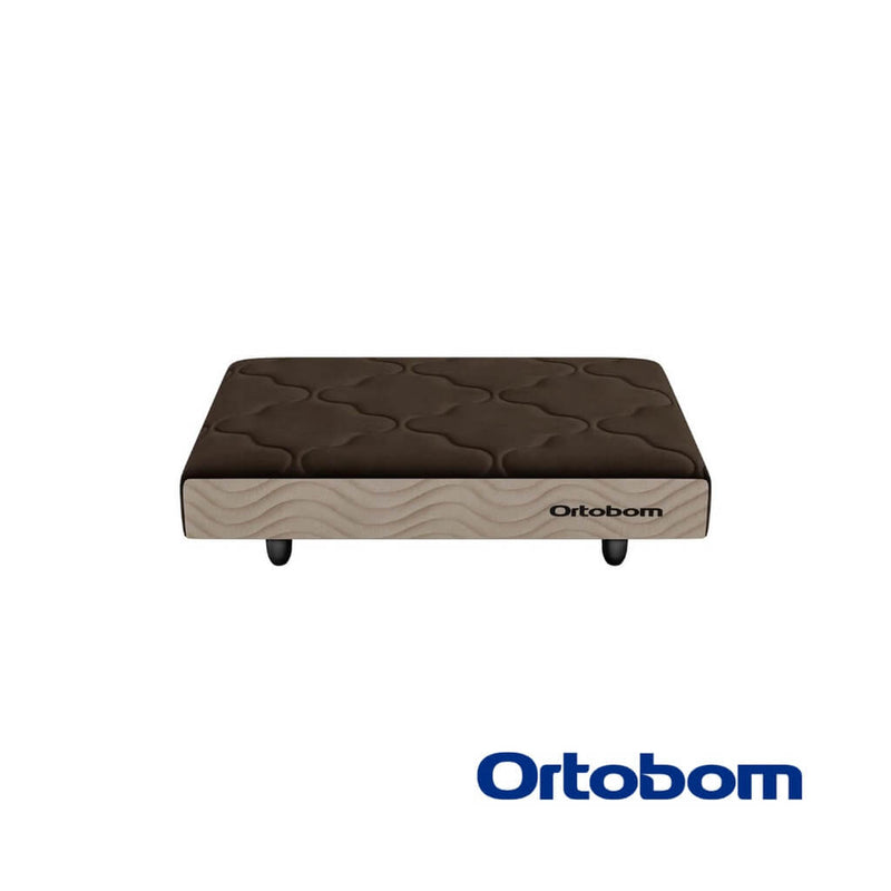 Mini Linen Pet Bed with Wooden Legs – Ortobom™ 