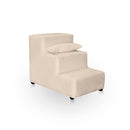 Escada Pet de Luxo 3 Degraus em Suede Impermeável – ForPatas™