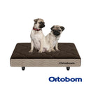Mini Linen Pet Bed with Wooden Legs – Ortobom™ 