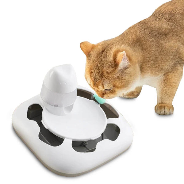 Interactive Smart Toy for Cats – Automatic Treat Dispenser | ForPatas 