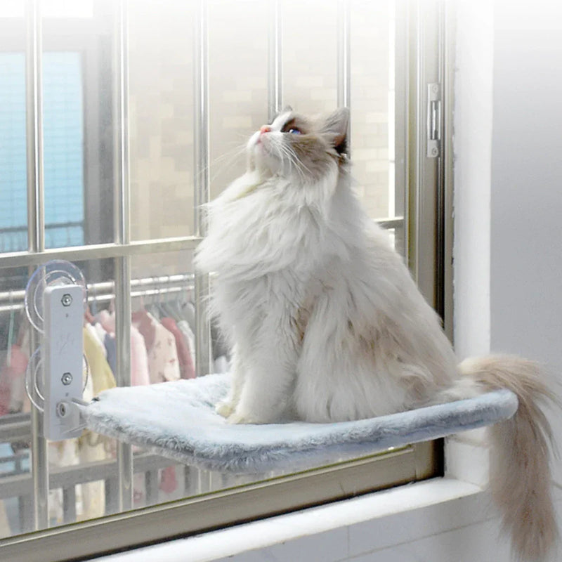 CatView™ Suction Cup Window Hanging Bed for Cats - 30 kg 