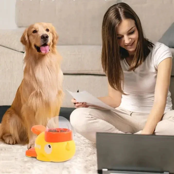 Interactive Pet Food Dispenser – Anxiety Relief | ForPatas 