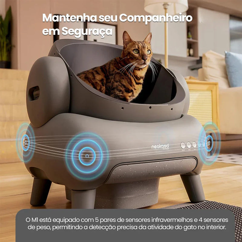 Neakasa™ Automatic Litter Box – Self-Cleaning with App and Open Design 