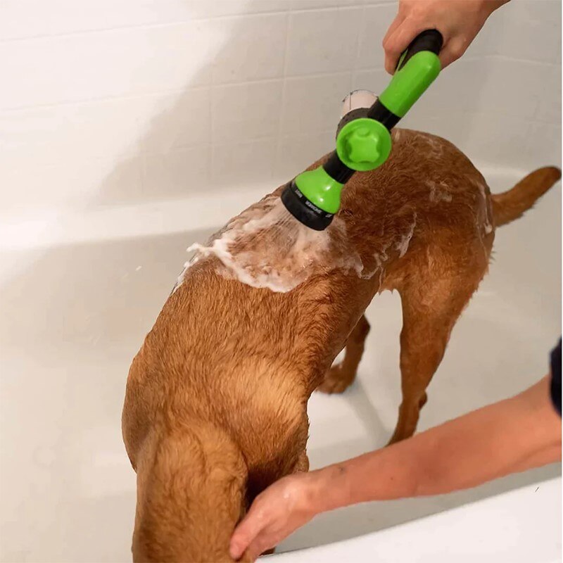 Shower head with shampoo sprayer – Practical and economical bath for pets | ForPatas 