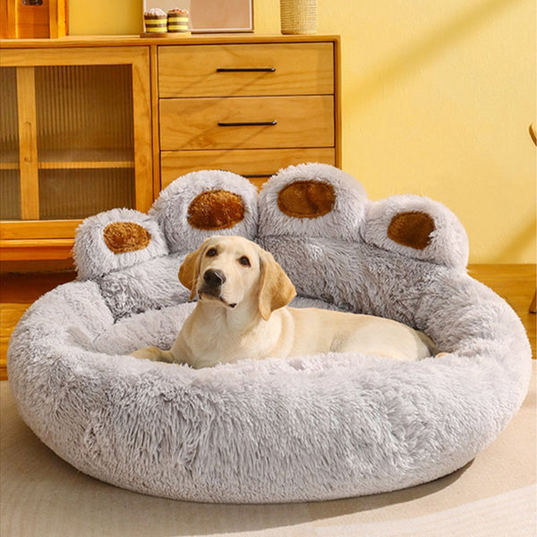 Pawzy™ Pet Bed – Paw-shaped for your pet's comfort and affection. 
