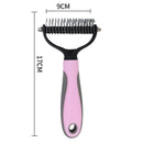 Pente Removedor de Pelos Duplo para Cães e Gatos – Woofline™