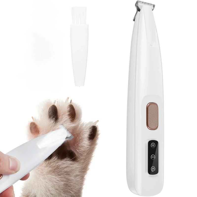 TrimPet™ Electric Trimmer – Silent Precision with LED for Dogs and Cats 