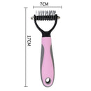 Pente Removedor de Pelos Duplo para Cães e Gatos – Woofline™