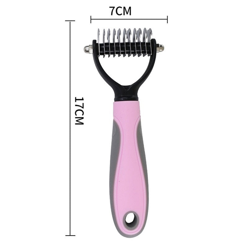 Pente Removedor de Pelos Duplo para Cães e Gatos – Woofline™