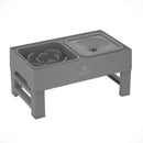 Adjustable and Multifunctional Elevated Feeder with Slow Feeder - Furrish™ 