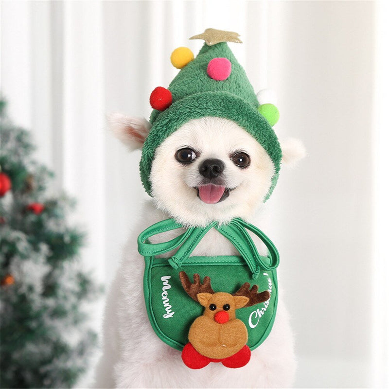 Cute Christmas Bib &amp; Hat - Snouty™ 