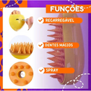 Escova a Vapor Recarregável 3 em 1 para Pets