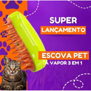 Escova a Vapor Recarregável 3 em 1 para Pets
