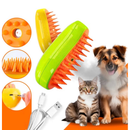 Escova a Vapor Recarregável 3 em 1 para Pets