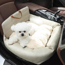 Waterproof Faux Leather Dog Car Seat Bed - Pawzly™