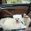 Waterproof Faux Leather Dog Car Seat Bed - Pawzly™