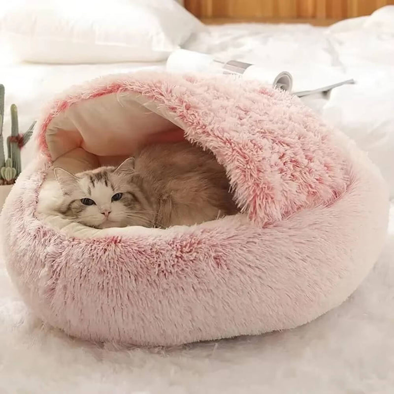 Plush Cat Cave Bed - PETZO™ 