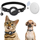 Black Pet Collar with Tracker – Anti-Escape GPS