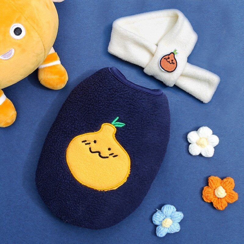 Pumpkin Vest &amp; Scarf - Woofline™