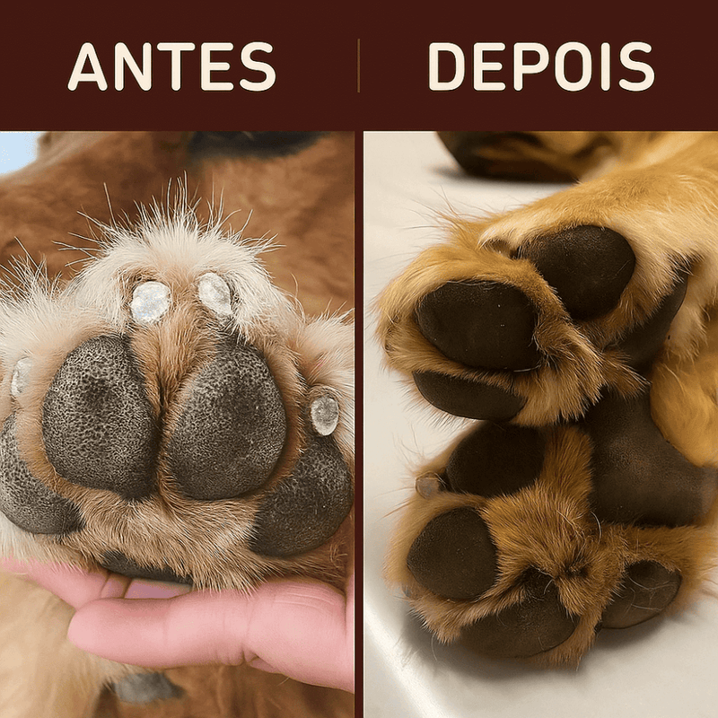 CuidaPatinhas™ – Hidratante Vegano e Lambível para Patas de Cães e Gatos