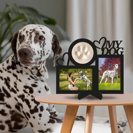 Porta Retrato com Molde da Patinha – PetMemories™