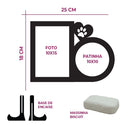 Porta Retrato com Molde da Patinha – PetMemories™