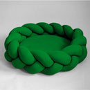 Anti-Anxiety Braided Pet Bed with Zipper and Waterproof Cover – ForPatas™ 