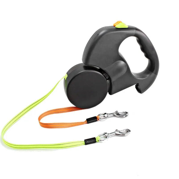 Petzo™ Retractable Double Leash