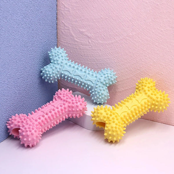 Snouty™ Puppy Treat Dispenser and Teething Kit - Bone Shape 