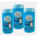 Kit with 3 Packs of Pet Wet Wipes – Quick and Safe Hygiene 
