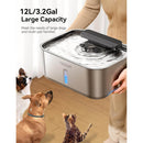 Newpet 12L Stainless Steel Water Fountain for Dogs and Cats – Large Capacity and Extra Filter | ForPatas 