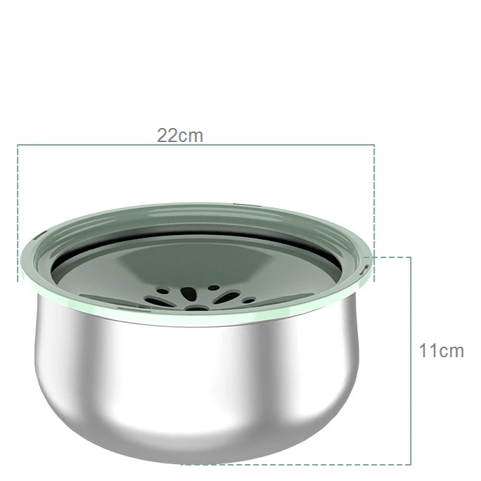 Stainless Steel Anti-Splash Bowl 4L - Lupzy™ 
